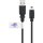 USB 2.0 Hi-Speed-Kabel mit USB-Zertifikat, Schwarz