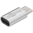 Adapter USB-C™ auf USB 2.0 Micro-B, Silber