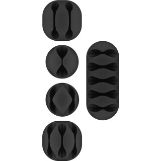 Kabelmanagement-Set, schwarz