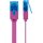 CAT 6A Flach-Patchkabel, U/UTP, magenta