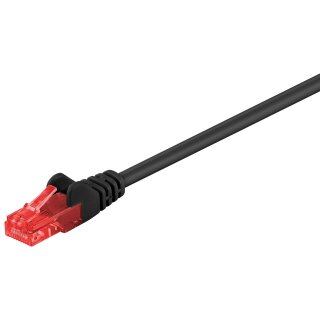 CAT 6 Patchkabel, U/UTP, schwarz