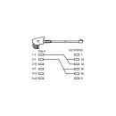 Telefonkabel (Universal Pinout), weiß