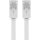 CAT 6 Flach-Patchkabel, U/UTP, weiß