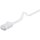 CAT 6 Flach-Patchkabel, U/UTP, weiß
