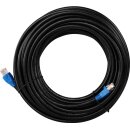 CAT 6 Outdoor-Patchkabel, U/UTP, schwarz