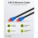 CAT 6 Outdoor-Patchkabel, U/UTP, schwarz