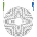 Glasfaserkabel (FTTH), Singlemode (OS2) White, (Simplex), 15 m