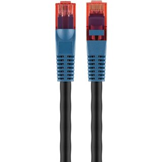 CAT 6 Outdoor-Patchkabel, U/UTP, schwarz