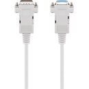 D-SUB 9 pin Verlängerungskabel, Stecker/Buchse,...