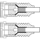 F-Quick SAT-Anschlusskabel (80 dB), doppelt geschirmt