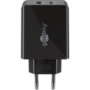 USB-C™ PD Dual-Schnellladegerät (30 W) schwarz