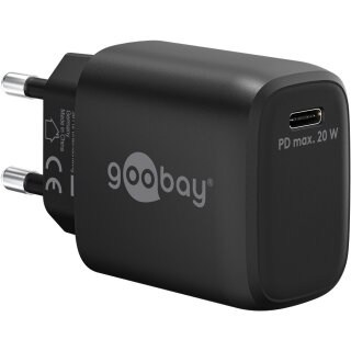 USB-C™ PD GaN Schnellladegerät (20 W) schwarz
