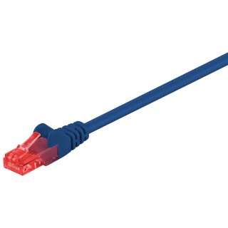 CAT 6 Patchkabel, U/UTP, blau