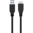 USB 3.0 SuperSpeed Kabel, Schwarz - USB 3.0-Stecker (Typ...