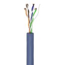 CAT 6A Netzwerkkabel, U/UTP, blau