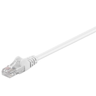 CAT 5e Patchkabel, U/UTP, weiß