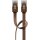 CAT 6 Flach-Patchkabel, U/UTP, dunkelbraun