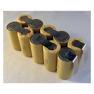 Akkupack für Atlas Copco B12 - 12 Volt Ni-MH zum Selbsteinbau