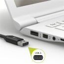 Micro-USB Lade- und Synchronisationskabel, Spiralkabel