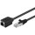 CAT 5e Verlängerungskabel, F/UTP, schwarz, 2 m