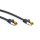 RJ45 Patchkabel CAT 6A S/FTP (PiMF), 500 MHz mit CAT 7 Rohkabel, schwarz