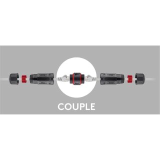 Outdoor (IP68) RJ45 Patchkabelkupplung/Netzwerkkabel-Verbinder, CAT 6