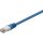 CAT 5e Patchkabel, F/UTP, blau