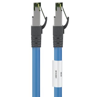 CAT 8.1 Patchkabel, S/FTP (PiMF), blau