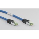 CAT 8.1 Patchkabel, S/FTP (PiMF), blau