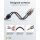 Audio Adapterkabel AUX, 3,5-mm-Klinke zu Stereo-Cinch-Stecker, 1 m