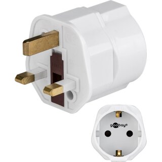 Netzadapter UK, Weiß