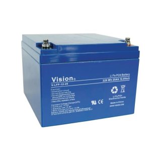 Vision - LFP1225 - 12 Volt 25Ah LiFePo4