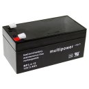 Multipower - MP3.4-12 - 12 Volt 3400mAh Pb