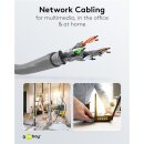 CAT 6A Netzwerkkabel, S/FTP (PiMF), grau
