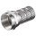 goobay - Aufdreh-F-Stecker 5,2 mm - Aufdreh-Adapter aus Zink mit Nickelkontakten