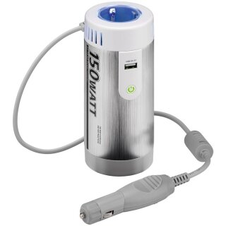 Kfz-Spannungswandler DC/AC (12 V - 230 V/150 W) USB