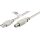 USB 2.0 Hi-Speed-Kabel mit USB-Zertifikat, grau