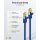 RJ45 Patchkabel CAT 6A S/FTP (PiMF), 500 MHz mit CAT 7 Rohkabel, blau