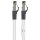 RJ45 (CAT 6A, 500 MHz) Patchkabel mit CAT 8.1 S/FTP Rohkabel, weiß