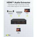 HDMI™-Audio-Extractor 4K @ 30 Hz