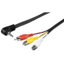 Adapterkabel, Composite Audio Video zu 3,5 mm