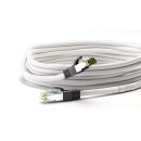 goobay - CAT 8.1 Patchkabel, S/FTP (PiMF), weiß, 2m - 99,9 % sauerstofffreier Kupferleiter (OFC), AWG 24, halogenfreier Kabelmantel (LSZH)