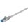 CAT 6A Patchkabel, S/FTP (PiMF), grau
