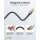Cinch Y-Kabel, 10 m