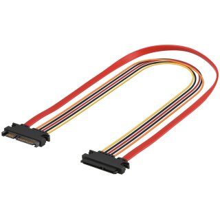 PC SATA Daten- und Stromkabel-Verlängerung