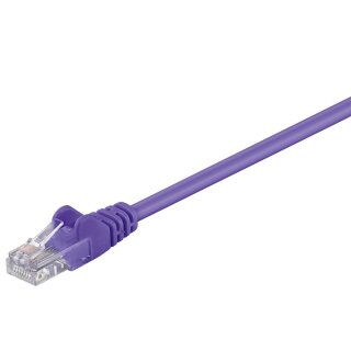 CAT 5e Patchkabel, U/UTP, violett