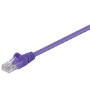 CAT 5e Patchkabel, U/UTP, violett