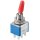 Kippschalter Miniatur, 2x EIN – EIN, 6 Pins, blaues Gehäuse