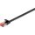 CAT 6 Flach-Patchkabel, U/FTP, schwarz