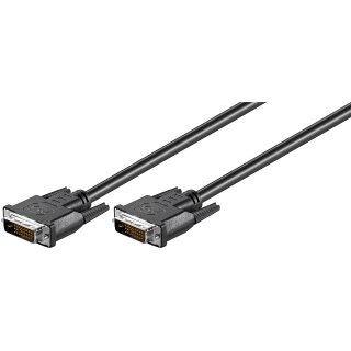 DVI-D Full HD Kabel Dual Link, Nickel